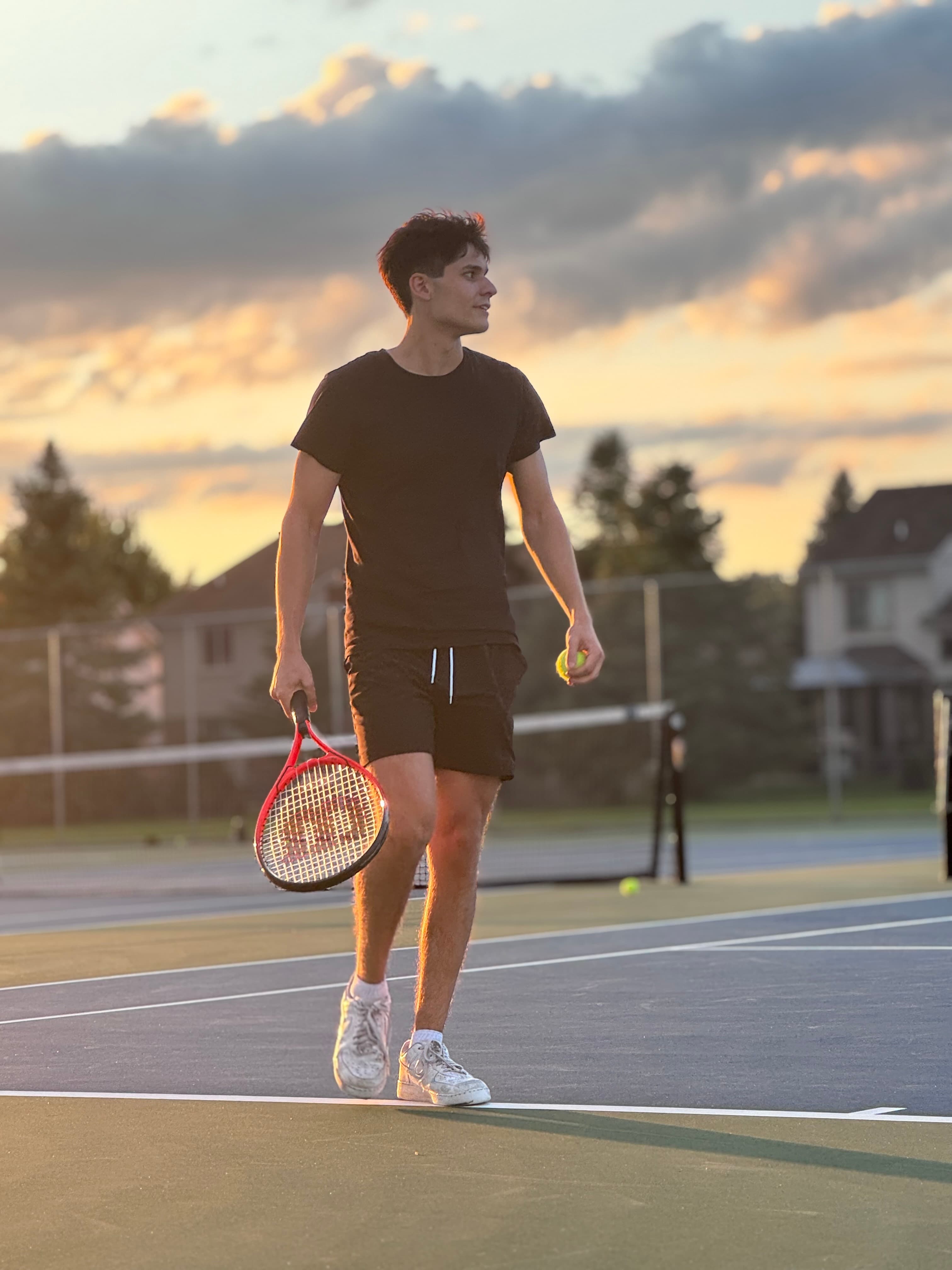 Tennis keeps me sharp — physically and mentally.