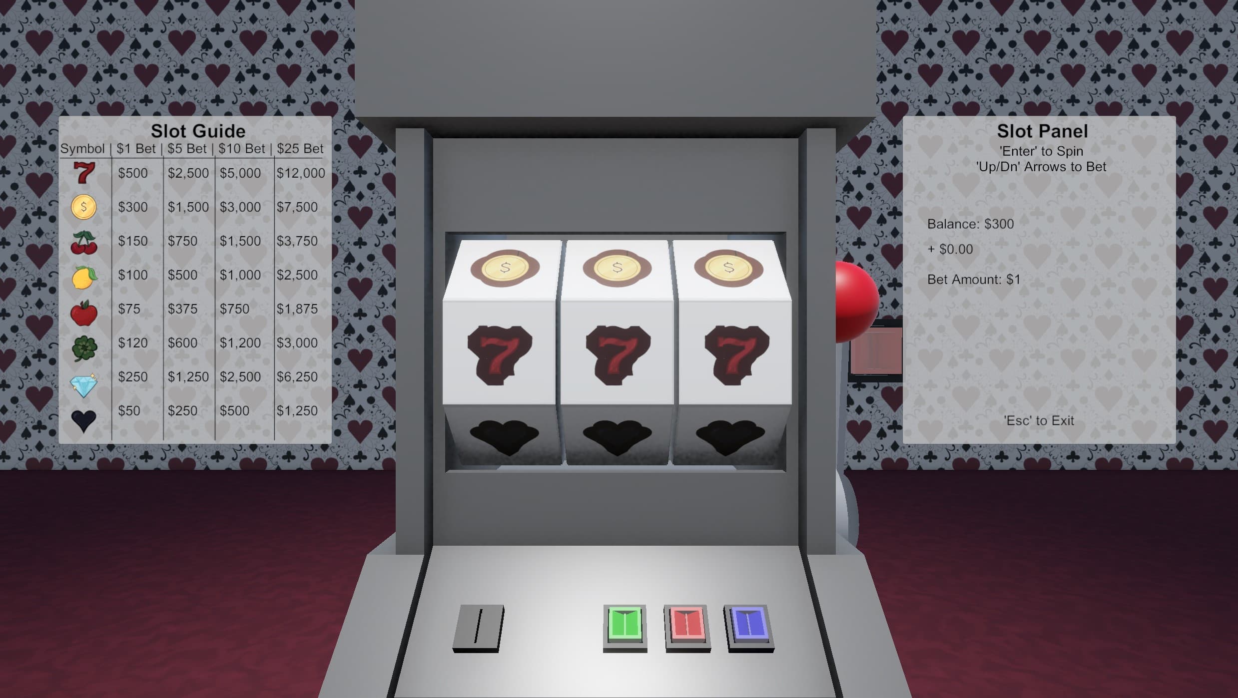Casino Simulation Game